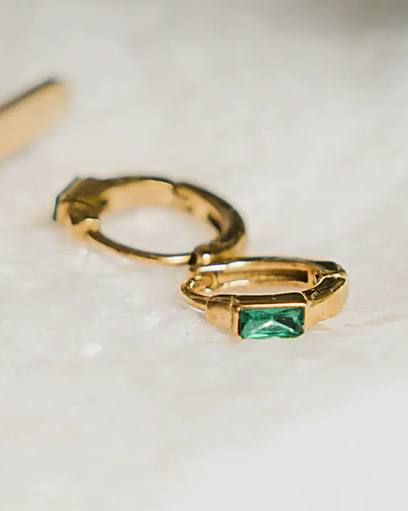 Emerald Ray Earrings