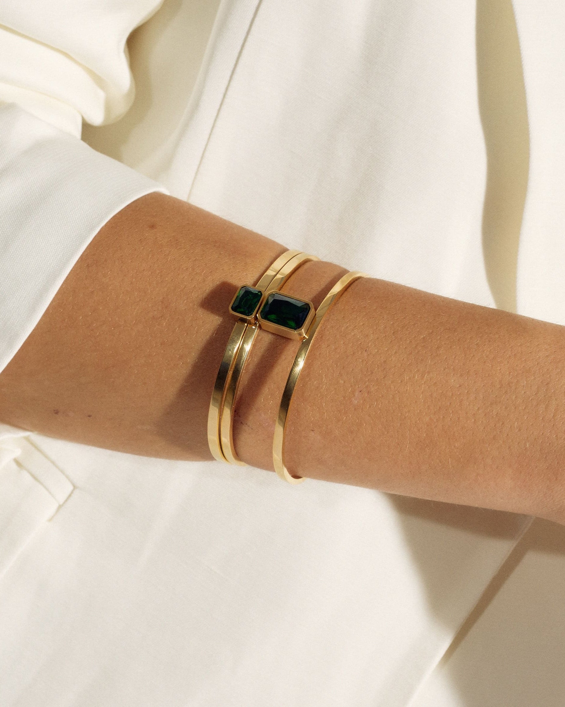 Wide Ocean Bracelet